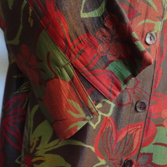 Scott Taylor Size 1X Front Button Shirt-3/4 Sleeves-New-Casual/Business - Picture 4 of 9